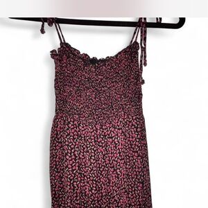 Blue Life Black and Pink Floral Dress